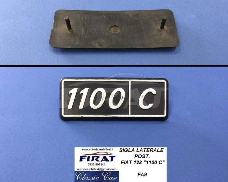 SIGLA LATERALE FIAT 128 1100 C POST. (FA9)